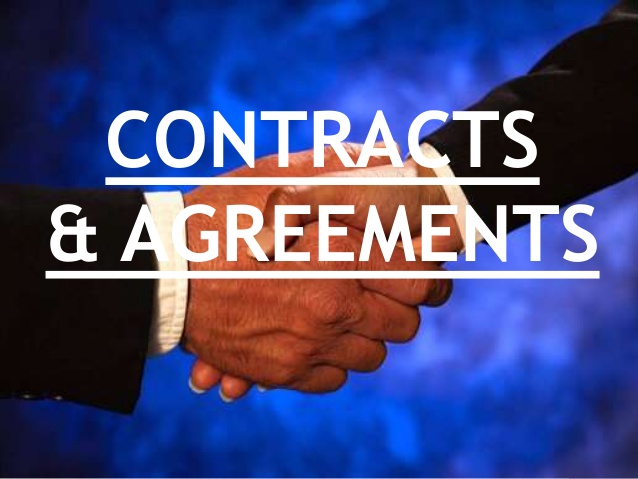 Contracts and agreements